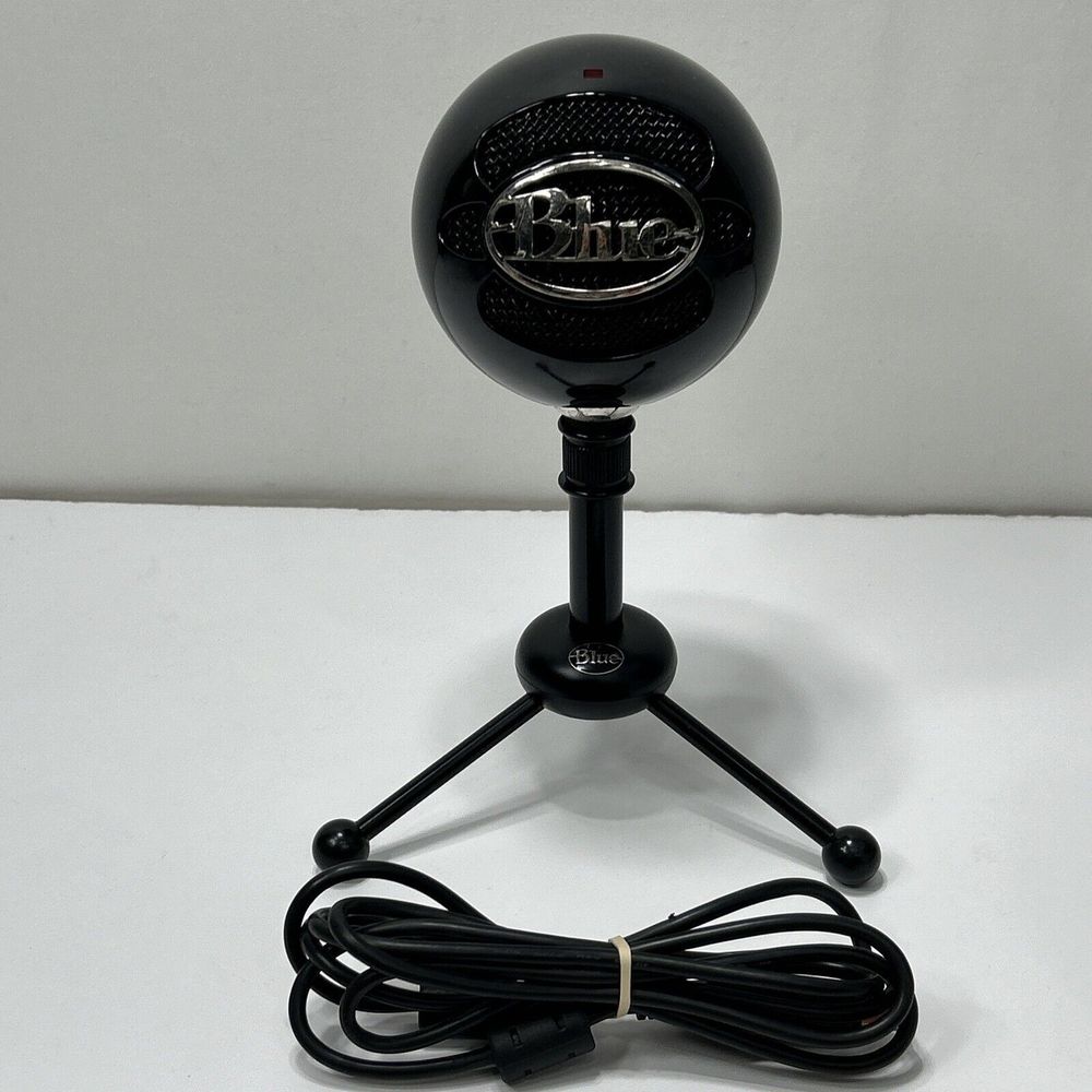 Blue Snowball iCE USB Mic for Recording Gaming Streaming Chat  PC & Mac Black